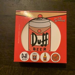 The Simpsons - Duff Beer Coasters